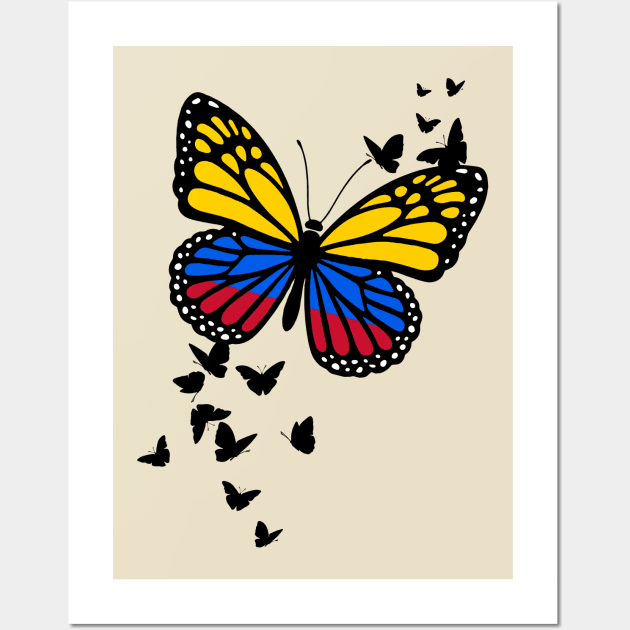 BUTTERFLY - Colombia Wall Art by LILNAYSHUNZ